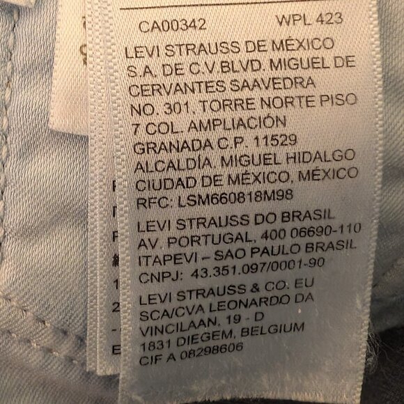 Levi's 311 Shaping Skinny Jeans Size W28 L30 - Picture 4 of 15